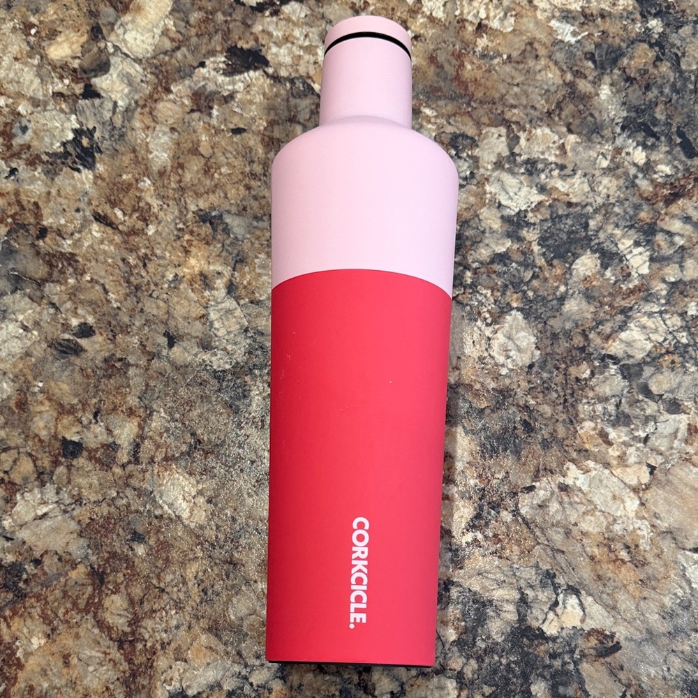 Corkcicle Two-Tone Pink and Red Bottle